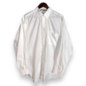 Southern Proper White Iconic Oxford Button Down Shirt Size L